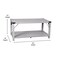 Flash Furniture Aspen Gray Coffee Table with Black Metal Accents ZG-037-LTGY-GG - alternate 10